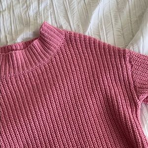 Aerie Pink Oversized Sweater - Small